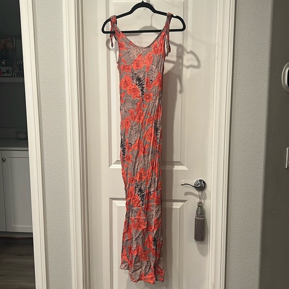 For Love & Lemons Maxi Dress Double Slit - Picture 1 of 5